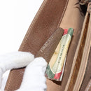 GUCCI GG Supreme Web Sherry Line Shoulder Bag PVC Beige 116 02 024 Auth ep11422-12