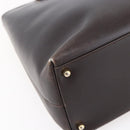 GUCCI Bambus Handtasche Leder Dunkelbraun Gold 002 1998 0507 Auth ep11424-14