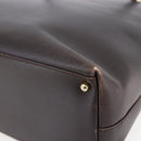 GUCCI Bamboo Hand Bag Leather Dark Brown Gold 002 1998 0507 Auth ep11424-15