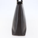 GUCCI Bamboo Hand Bag Leather Dark Brown Gold 002 1998 0507 Auth ep11424-4