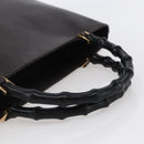 GUCCI Bambus Handtasche Leder Dunkelbraun Gold 002 1998 0507 Auth ep11424-7
