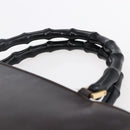GUCCI Bambus Handtasche Leder Dunkelbraun Gold 002 1998 0507 Auth ep11424-8