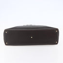 GUCCI Bamboo Hand Bag Leather Dark Brown Gold 002 1998 0507 Auth ep11424-5