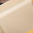 LOUIS VUITTON Monogram Vernis Bleecker Cosmetic Pouch Beige M91002 Auth ep11427-20