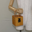 LOUIS VUITTON Monogram Vernis Bleecker Cosmetic Pouch Beige M91002 Auth ep11427-23