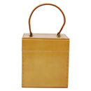 LOUIS VUITTON Monogram Vernis Bleecker Cosmetic Pouch Beige M91002 Auth ep11427-2