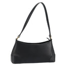 BURBERRY Shoulder Bag Leather Black Gold Auth ep11428-1