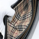 BURBERRY Shoulder Bag Leather Black Gold Auth ep11428-21