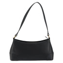 BURBERRY Shoulder Bag Leather Black Gold Auth ep11428-13