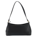 BURBERRY Shoulder Bag Leather Black Gold Auth ep11428-2