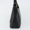 BURBERRY Shoulder Bag Leather Black Gold Auth ep11428-3