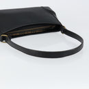 BURBERRY Shoulder Bag Leather Black Gold Auth ep11428-7