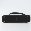 BURBERRY Shoulder Bag Leather Black Gold Auth ep11428-5