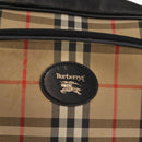 Burberrys Nova Check Hand Bag Canvas Beige Auth ep11431-17