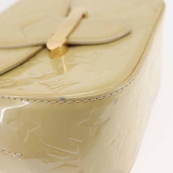 LOUIS VUITTON Monogram Vernis Bell Flower PM Bag Broncorail M91731 Auth ep11434