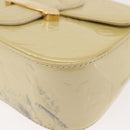 LOUIS VUITTON Monogram Vernis Bell Flower PM Bag Broncorail M91731 Auth ep11434-15