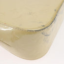 LOUIS VUITTON Monogram Vernis Bell Flower PM Bag Broncorail M91731 Auth ep11434-16