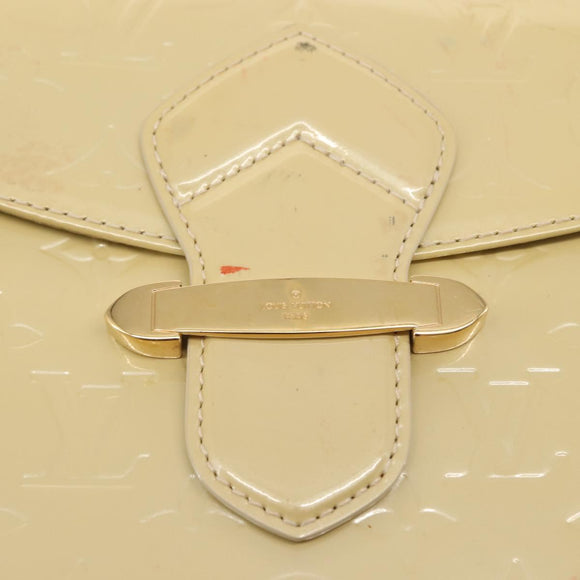 LOUIS VUITTON Monogram Vernis Bell Flower PM Bag Broncorail M91731 Auth ep11434