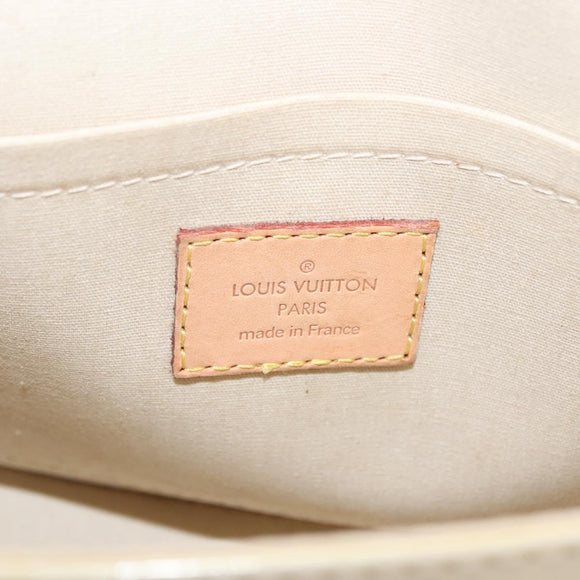 LOUIS VUITTON Monogram Vernis Bell Flower PM Bag Broncorail M91731 Auth ep11434