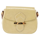 LOUIS VUITTON Monogram Vernis Bell Flower PM Bag Broncorail M91731 Auth ep11434-13