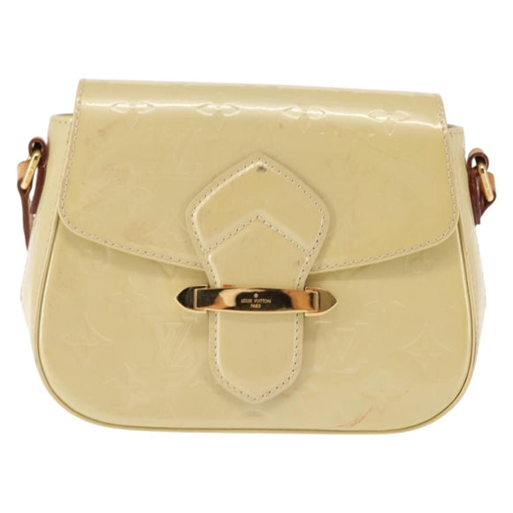 LOUIS VUITTON Monogram Vernis Bell Flower PM Bag Broncorail M91731 Auth ep11434