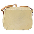 LOUIS VUITTON Monogram Vernis Bell Flower PM Bag Broncorail M91731 Auth ep11434-2