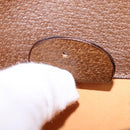 GUCCI Shoulder Bag Leather Gold Brown Auth ep11437-12