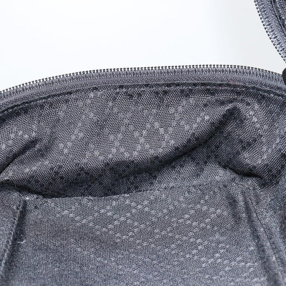 GUCCI Bamboo Vanity Hand Bag Nylon Black 032 1956 0150 Auth ep11439