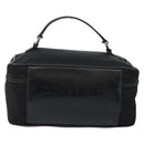 GUCCI Bamboo Vanity Hand Bag Nylon Black 032 1956 0150 Auth ep11439-2