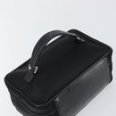 GUCCI Bamboo Vanity Hand Bag Nylon Black 032 1956 0150 Auth ep11439-6