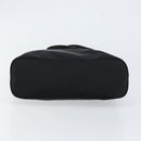 FENDI Hand Bag Nylon 2way Black Silver Auth ep11442-5