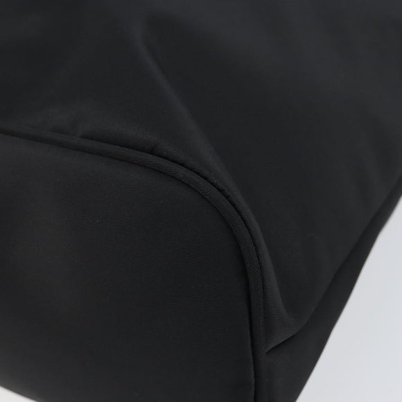 FENDI Hand Bag Nylon 2way Black Silver Auth ep11442