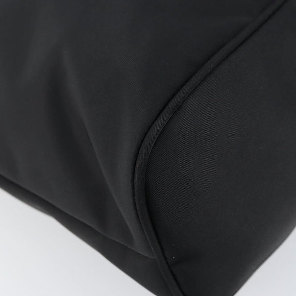 FENDI Hand Bag Nylon 2way Black Silver Auth ep11442