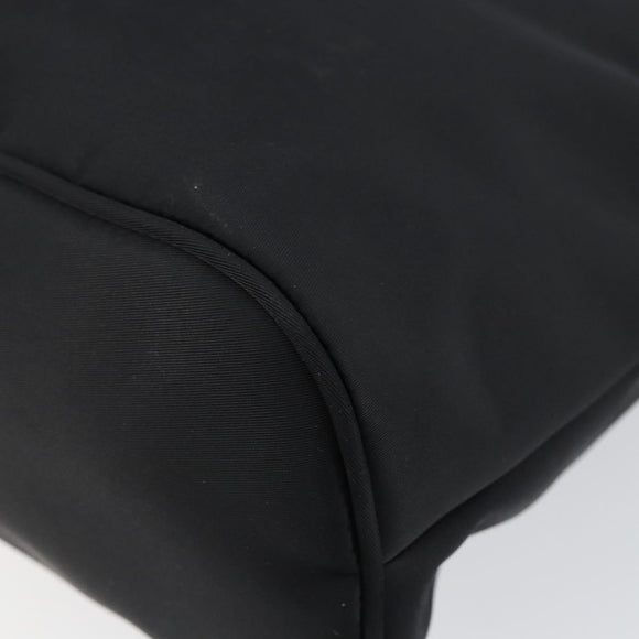 FENDI Hand Bag Nylon 2way Black Silver Auth ep11442