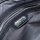 FENDI Hand Bag Nylon 2way Black Silver Auth ep11442-19