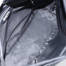 FENDI Hand Bag Nylon 2way Black Silver Auth ep11442-11