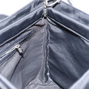 FENDI Hand Bag Nylon 2way Black Silver Auth ep11442-20