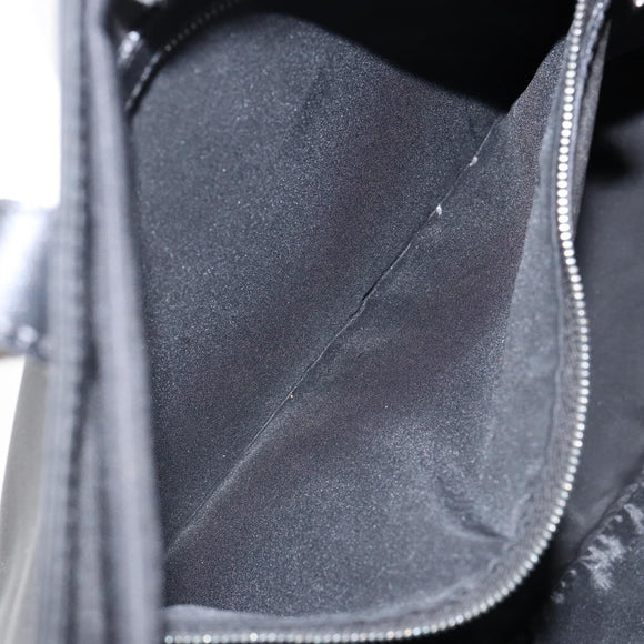 FENDI Hand Bag Nylon 2way Black Silver Auth ep11442