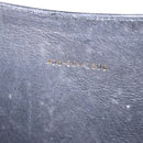 GUCCI Shoulder Bag Enamel Black Gold Auth ep11444-12