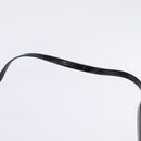 GUCCI Shoulder Bag Enamel Black Gold Auth ep11444-14