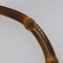 GUCCI Bamboo Hand Bag Leather 2way Beige Gold 001 1638 Auth ep11454-15