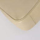 GUCCI Bamboo Hand Bag Leather 2way Beige Gold 001 1638 Auth ep11454-9
