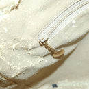 GUCCI Bamboo Hand Bag Leather 2way Beige Gold 001 1638 Auth ep11454-22