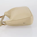GUCCI Bamboo Hand Bag Leather 2way Beige Gold 001 1638 Auth ep11454-4