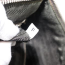 PRADA Shoulder Bag Nylon Leather Khaki Silver Auth ep11456-11