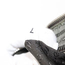 PRADA Shoulder Bag Nylon Leather Khaki Silver Auth ep11456-12