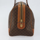 CELINE Macadam Canvas Hand Bag PVC Leather Brown Gold Auth ep11458-3