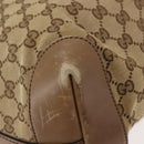 GUCCI GG Canvas Tote Bag Beige Gold 247209 Auth ep11467-12