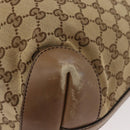 GUCCI GG Canvas Tote Bag Beige Gold 247209 Auth ep11467-13