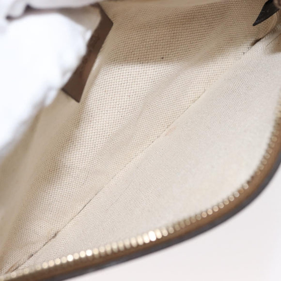 GUCCI GG Canvas Tote Bag Beige Gold 247209 Auth ep11467